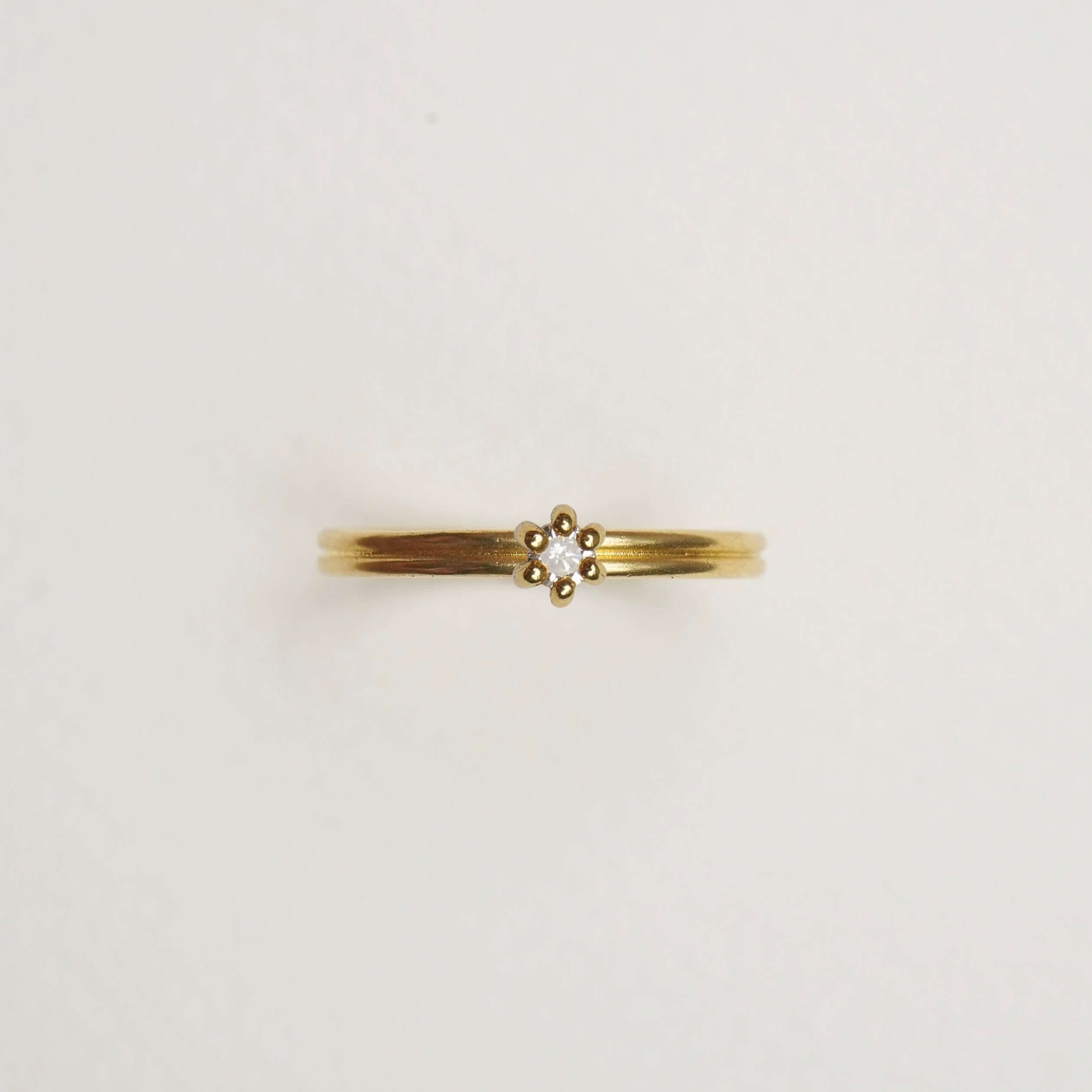 Verlobungsring-Baukasten Gelbgold | 7 | Duo | 6er Krappe 3.5mm