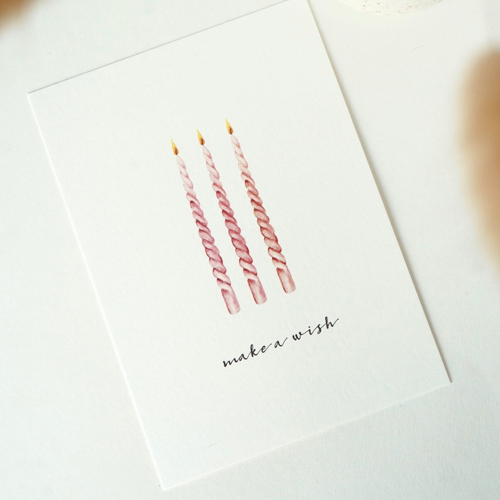 Postkarte | Make a wish