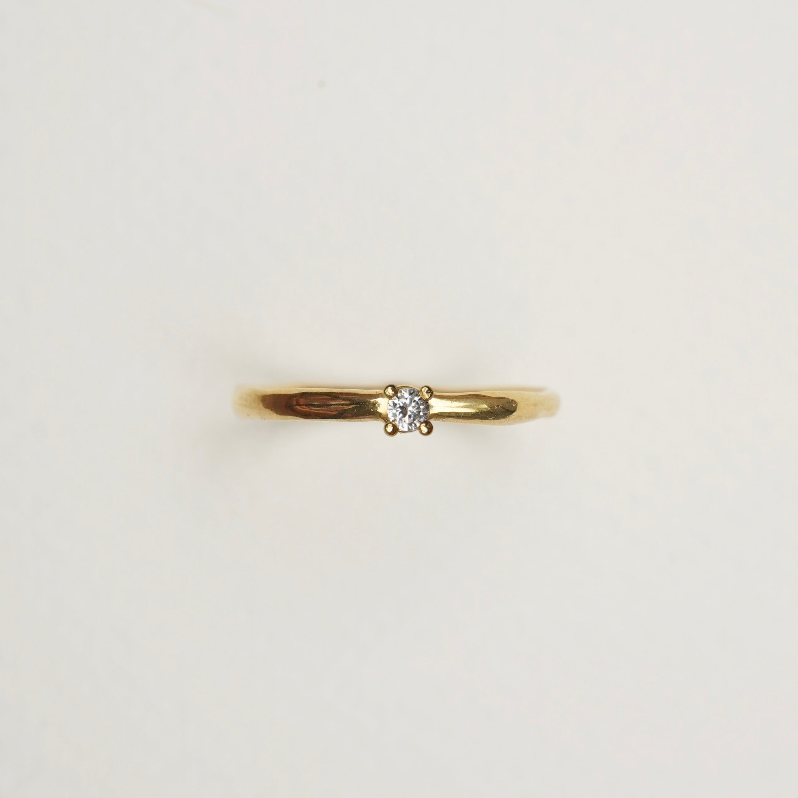 Verlobungsring-Baukasten Gelbgold – 4er Krappe 3mm