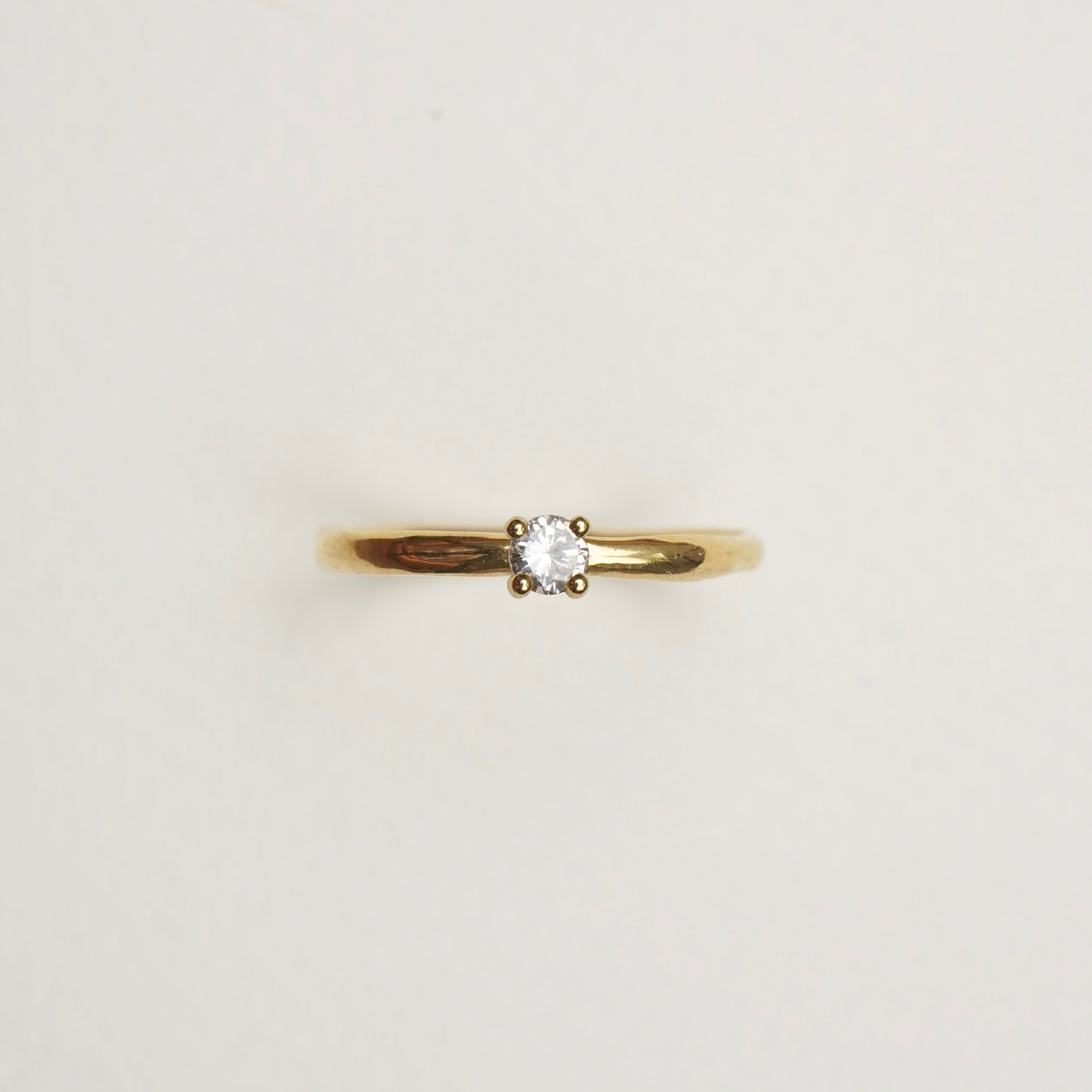 Verlobungsring-Baukasten Gelbgold – 4er Krappe 4mm