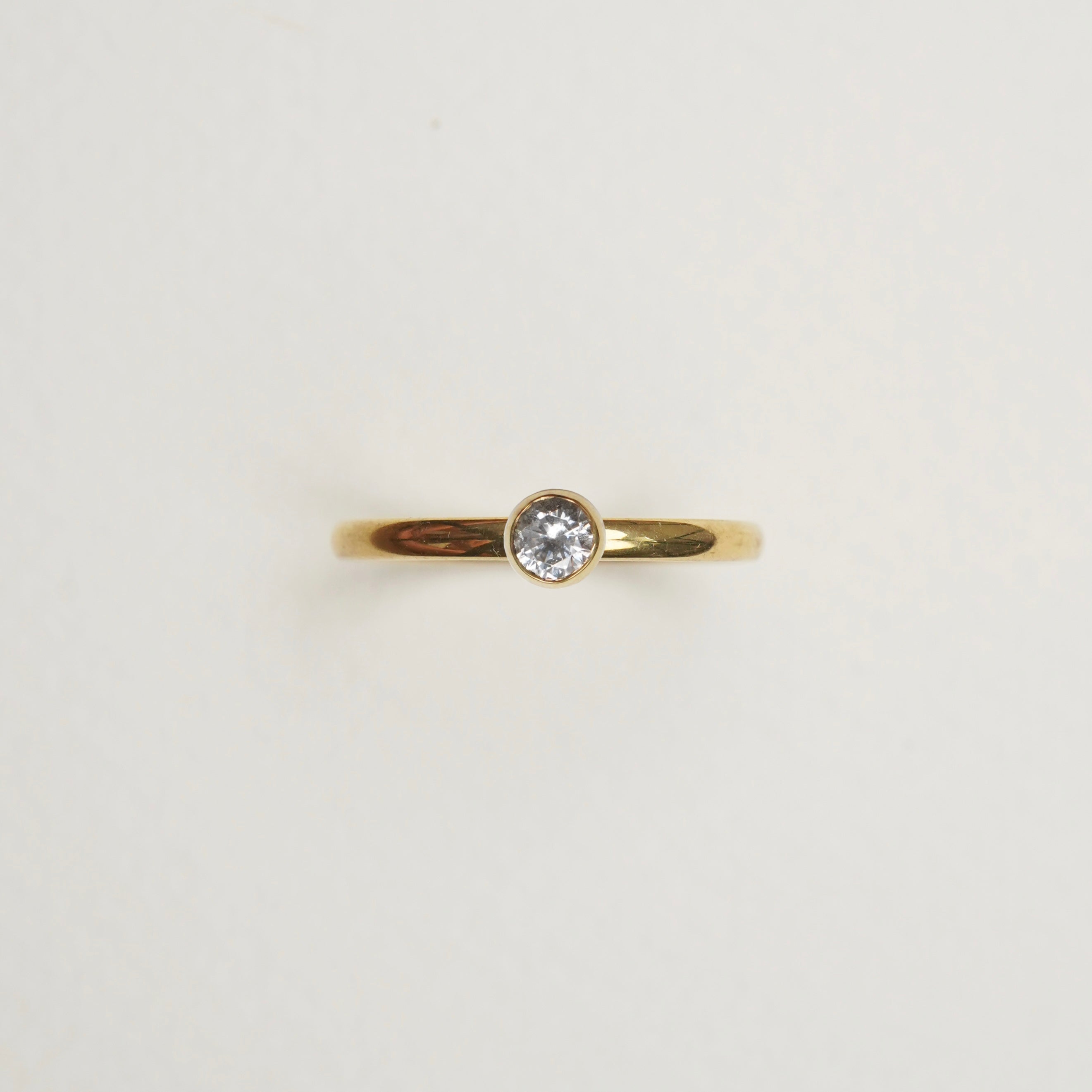 Verlobungsring-Baukasten Gelbgold – 4mm Zarge
