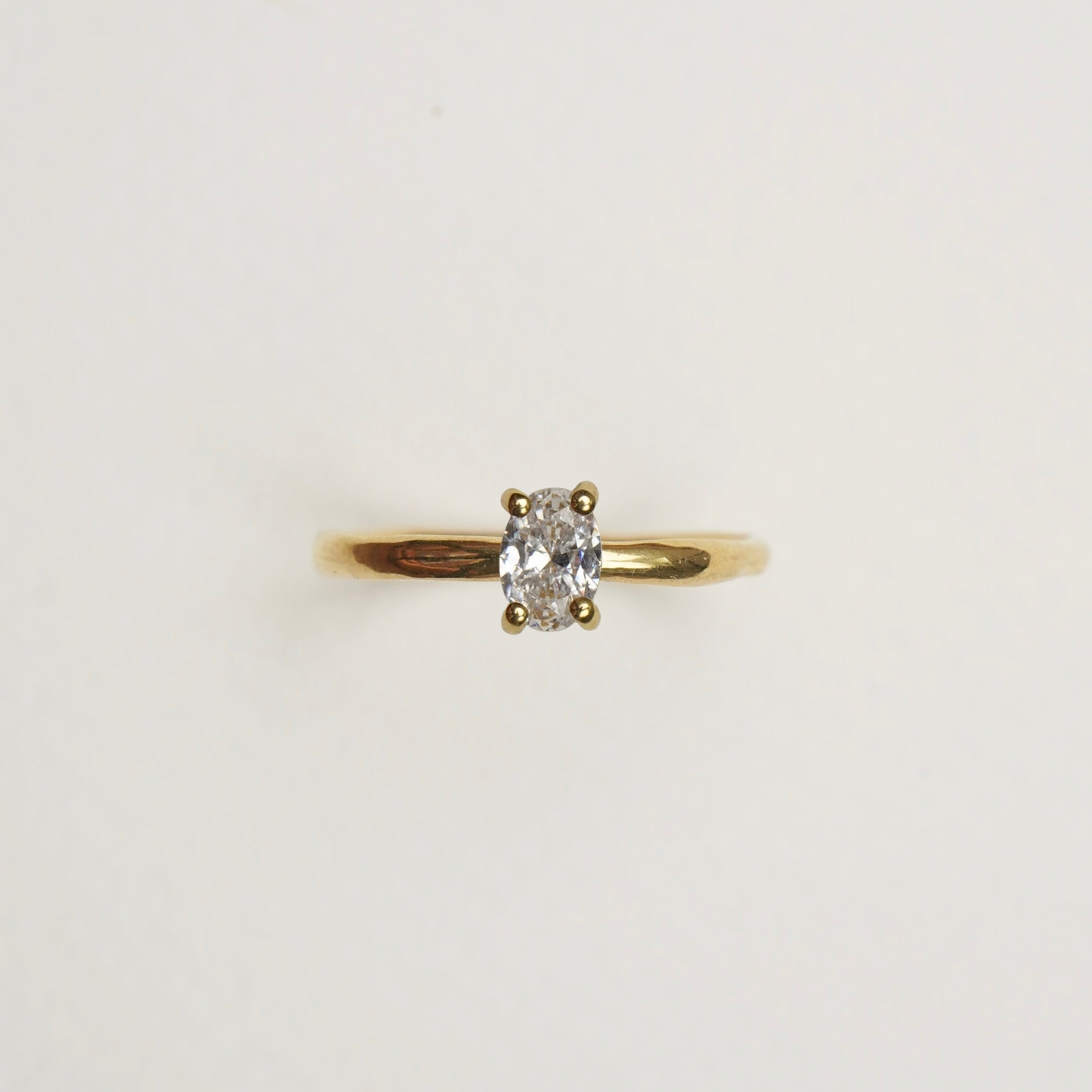 Verlobungsring-Baukasten Gelbgold | 5 | Curvy | 4er Krappe oval 5x7 mm