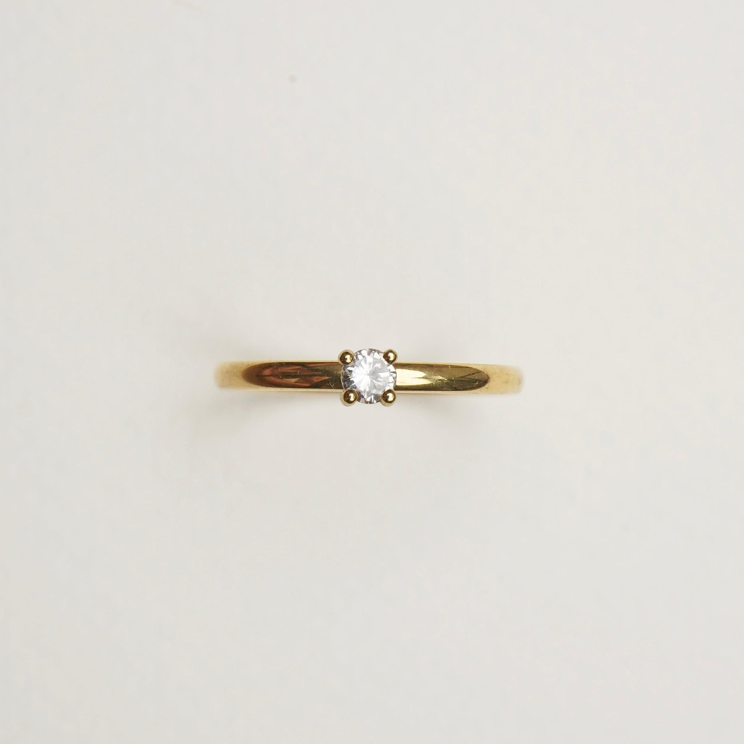 Verlobungsring-Baukasten Gelbgold | 3 | Oval | 4er Krappe 4 mm
