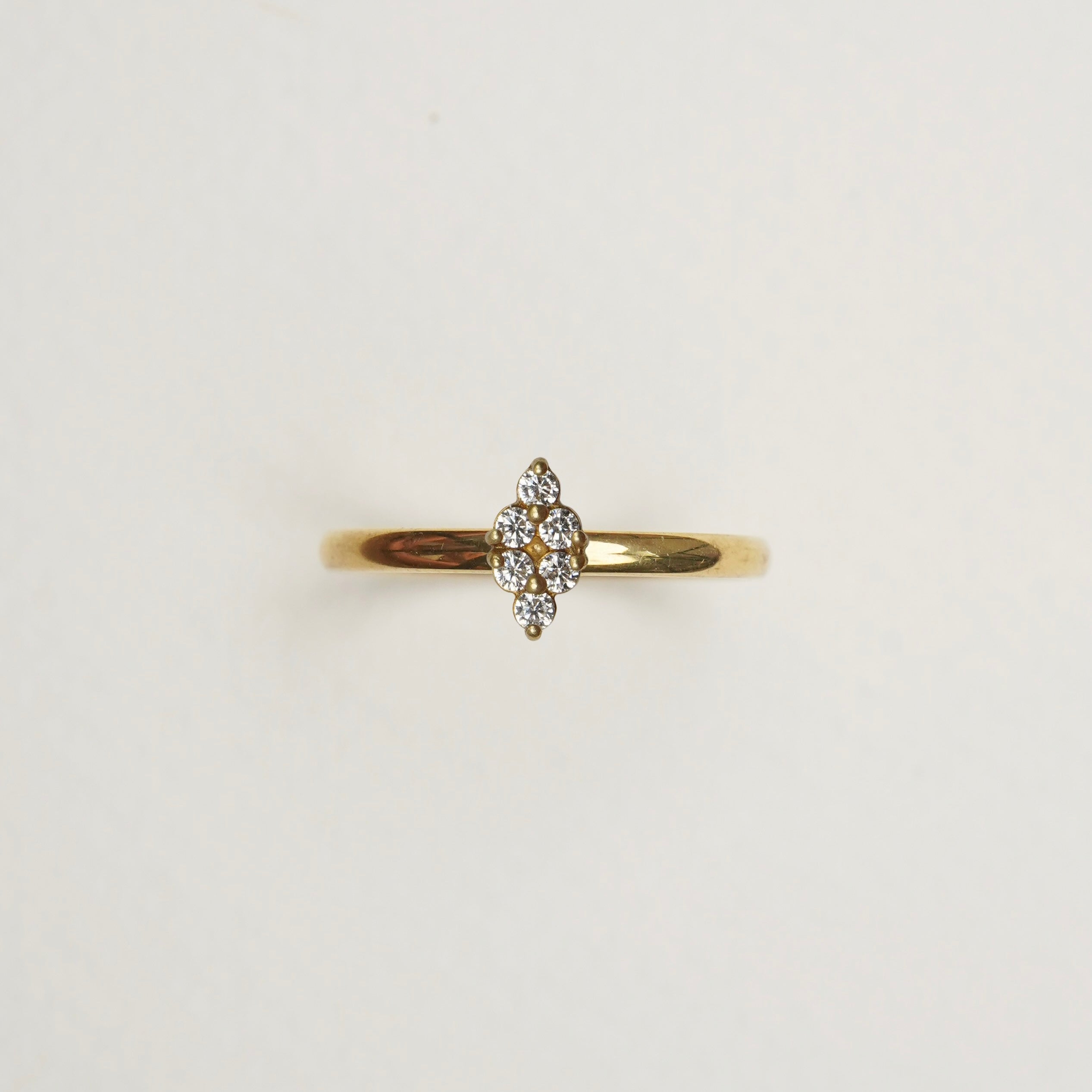 Verlobungsring-Baukasten Gelbgold | 3 | Oval | 6-Stein-Kombi