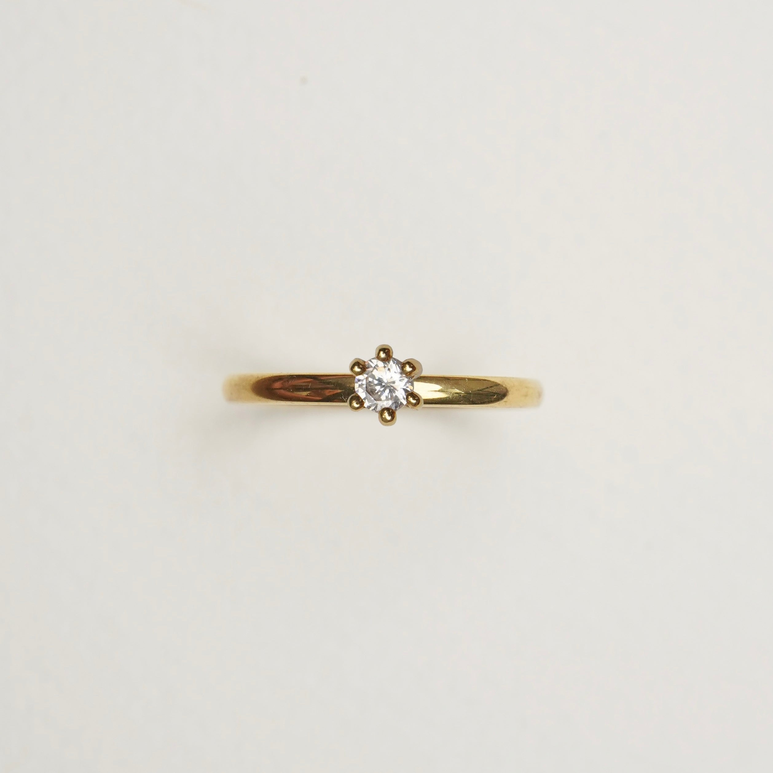 Verlobungsring-Baukasten Gelbgold | 3 | Oval | 6er Krappe 4 mm