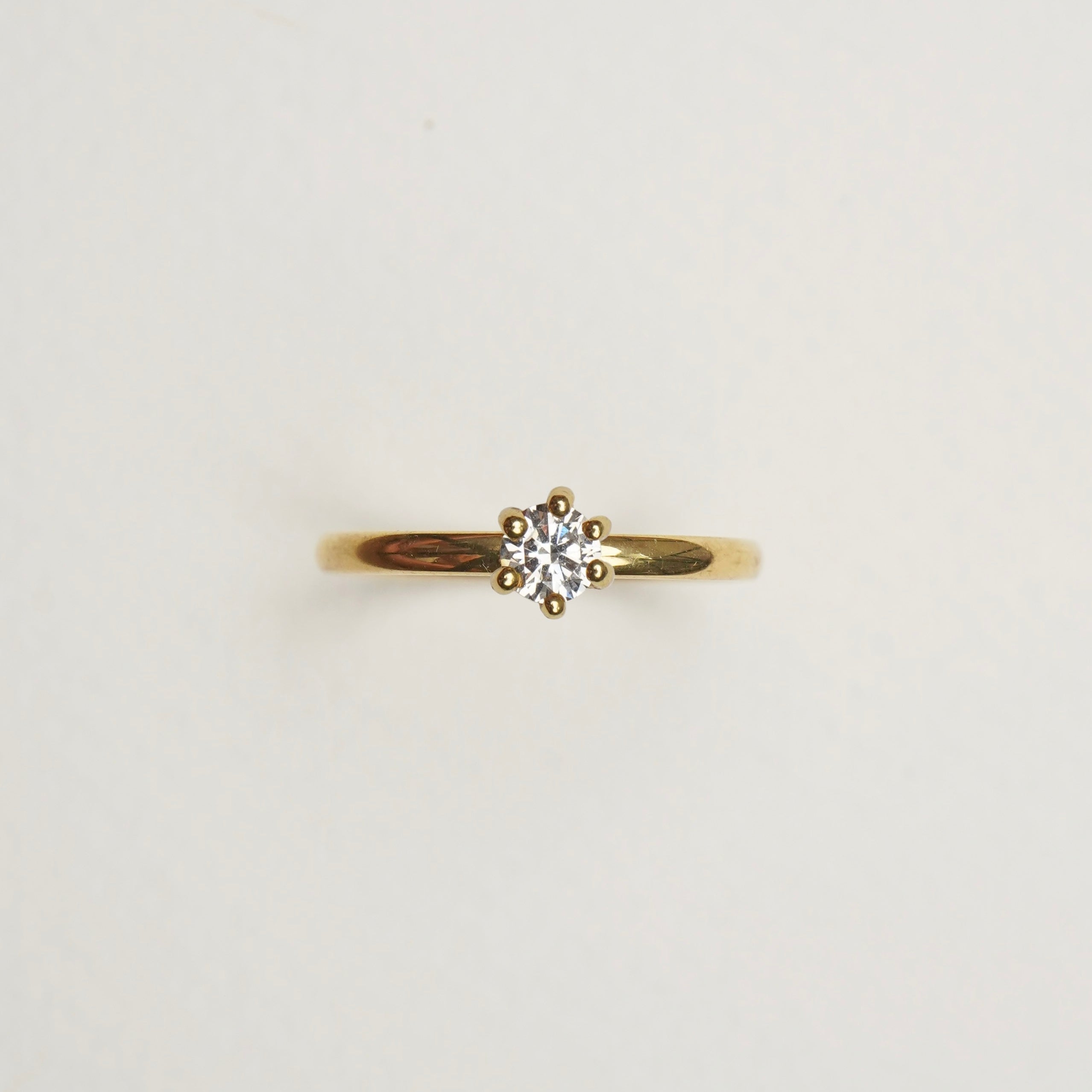 Verlobungsring-Baukasten Gelbgold | 3 | Oval | 6er Krappe 5 mm